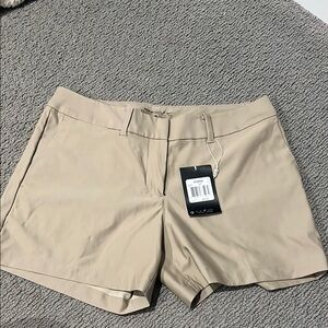 Women's Nike Golf Tan Shorts NWT